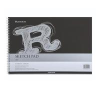 Ryman Sketch Pad A3 200gsm 60 Pages 30 Sheets, none