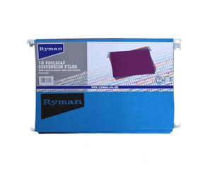 Ryman Suspension Files Foolscap Pack of 10