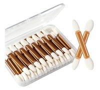 RYMAUP 30 Pieces Eyeshadow Brushes, Eyeshadow Applicators, Double Sided Sponge Eyeshadow Brush, Disposable Eyeshadow Applicator, Eyeshadow Brush