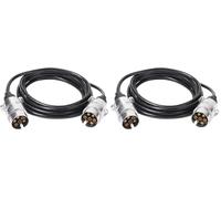 Ryme Automotive 7 Pin Trailer Plug 3.5M TPU Cable Metal Clips Caravan Tractor (Pack of 2)