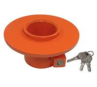 Ryme Automotive Kingpin Lock 5th Wheel Security Anti-Theft King Pin High Security Lock for Trailers Tractors Universal Fifth Wheel Lock