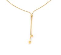 Rymenioy Lariat Long Gold Necklace for Women Long Adjustable Bolo Chain with Tassel Dress Sweater Chain 18K Gold Plated Y-Shaped Drop Dangle Prom Jewelry Gold Gifts, 20 inches, Stainless Steel, No