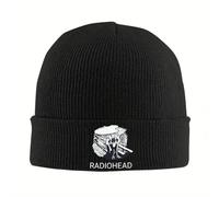 RYMHSKYBC Radiohead Vintage Hip Hop Knitted Hat Beanie Winter Hat Warm Fashion Caps Men Women