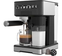 Rymic Compact Coffee Machine - 20 Bar Pressure, 1400W 15s Fast Heat & Milk Frother | Makes Espresso, Latte & Cappuccino | 1.5L Tank, 304 Stainless Steel- Perfect for Beginners (Black Pro)