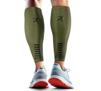 Rymora Calf Compression Sleeves for Men & Women (Ideal for Sports, Running, Shin Splints & More) (One Pair) (Olive Green) (Small) [S]