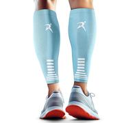 Rymora Calf Compression Sleeves for Men & Women (Ideal for Sports, Running, Shin Splints & More) (One Pair) (Sky Blue) (Extra Large) [XL]