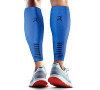 Rymora Compression Calf Sleeves for Men & Women (Ideal for Sports, Running, Shin Splints & More) (One Pair) (Royal Blue) (Large) [L]