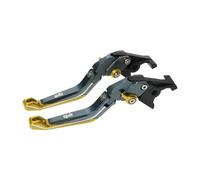 RYMZBE for Aprilia Tuono V4 1100RR / Factory Motorcycle Folding Adjustable Brake Clutch Lever Handlebar Grips Set CNC Replacement Parts(Style D)