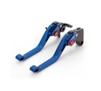 RYMZBE for Kawasaki Ninja 250 300 400 2018-2019 Motorcycle Parts CNC Aluminum Brake Lever Clutch Handlebar Grip Set(Blue)