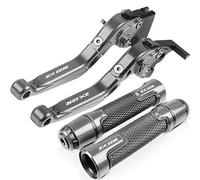 RYMZBE for Kawasaki Ninja ZX12R ZX 12R 2000-2005 CNC Motorcycle Aluminum Folding Brake Clutch Lever Extendable Handle(E)