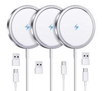 RYND 2025 Latest Magnetic Wireless Charger for iPhone: Mag Safe Charger Fast Charging Pad Compatible with iPhone 17 16 15 14 13 12 Pro Max Plus & Airpods 2 3 4Pro(3 Pack)