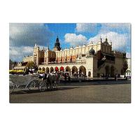 Rynek Glowny Central Square in Poland, Krakow Puzzle 2000 Piecesen Puzzle Adult Game Graphics Travel Souvenir 70x100CM