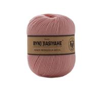 RYNJ JIASIYAHE Merino Wool Yarn, 4-ply Luxury Warm Soft Lightweight Crochet Yarn, for Hand Knitting and Crochet, Home Necessity for DIY Crafts (Pale Pink,1 Pack)