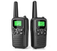 Rynli Long Range Walkie Talkies for Adults - Rechargeable 2 Way Radio Communication, 8 Channels with VOX Function - Perfect for Camping, Hiking, Cycling, and Outdoor Adventures