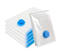 Rynli Vacuum Storage Bags for Clothes 50x90 cm | Space Saver Compression Vacuum Bag | Suction Storage Container for Clothes | Vacummattress Storage for Duvet, Comforters, Bedding, Pillows Pack of 5