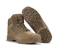 RYNO GEAR 6" Coolmax Tactical Combat Breathable Side Zip Boots, 6" Coyote, 6 UK
