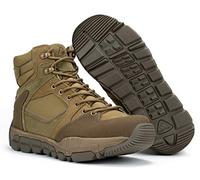 RYNO GEAR Trek Coolmax Tactical Side Zip Boots Brown Size: 11.5