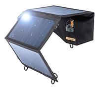 Ryno Tuff Foldable Solar Charger 21W Dual USB Durable, Waterproof - Charge Phones, Battery Packs, Tablets While Camping And Traveling - Highest Efficiency Solar Panels For iPhone/iPad/Galaxy/Nexus etc