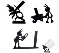 RynoPulse 3pcs Ant Toilet Paper Holder, Novelty Toilet Roll Holder, 3D Printed Free Standing Loo Roll Holder, Funny Decoration for Bathroom, Rustic, Modern or Farmhouse Style