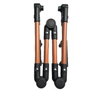 RynoPulse Folding Family Handle Joint, Trolley Cart Telescoping Pull Handle, Adjustable Easy Installation Garden Cart Accessories, for Wagons and Family Camping Gear (Glod)