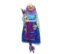 RynoPulse Handmade Kitchen Witch Doll, Portable Witch Statue Enchanting Good Luck Cooking Doll, Creative Small Hanging Ornament, Unique Festive Handmade Decor (C)