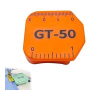 RynoPulse Magnetic Seam Guide for Sewing Machine, Multifunctional Polygonal Hemmer Guide with Scale, Strong Magnetic Gauge, Universal Attachment Sewing Accessories (Orange)