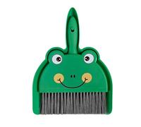RynoPulse Mini Dustpan and Brush Set, Cute Portable Broom and Dustpan Set with Soft Bristles, Small Space Cleaning Supplies for Office Home Table Desktop Counter Drawer Keyboard Car Cleaning (C)