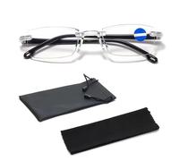 RynoPulse No Blue Vision Glasses As Seen On Tv, Intelligent Zoom Anti Blue Light Presbyopia Glasses, Adjustable, For Reading, Computer Or Tv (A)