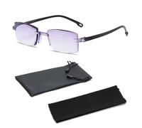RynoPulse No Blue Vision Glasses As Seen On Tv, Intelligent Zoom Anti Blue Light Presbyopia Glasses, Adjustable, For Reading, Computer Or Tv (C)