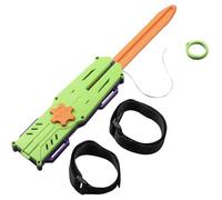 RynoPulse Plastic Hidden Blade- Scalable, Role-Playing Props Sword, Telescopic Ejection Sleeve Sword, Cosplay Costume Soft Material, Retractable Toy Hidden For Teens And Adults (Green)