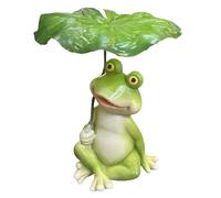RynoPulse Resin Frog Ornament Planter Hugger, Frog Flower Pot Hanger Ornament, Planter Pot Decoration for Home Garden Fence Balcony Patio Lawn Yard Ornaments (A)