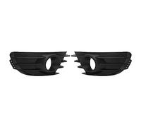 Rynplex 1 Pair, for Citroen, for C4 2004-2008, Front Bumper Fog Lamp Grille Black Fog Lamp Cover Trim Left And Right Car Lamp Cover Replacement Fog Light Cover