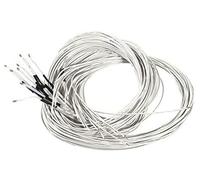 Rynplex 12pcs NTC 3950 Thermistors Temp Sensor 1M 100k thermistor Cable, for RepRap 3D Printer Heatbed Mendel Prusa 3D Printer Thermistor