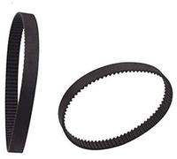 Rynplex 1pcs C-17 3D Printer GT2 6mm Closed Loop Rubber 2GT Timing Belt, 1512, 1520, 1524, 1540, 2000, 2220, 2500, 3000, 3230, 3600mm Precise size Belt Unit(BLACK 2GT 1524mm)