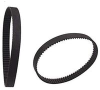 Rynplex 1pcs C-17 3D Printer GT2 6mm Closed Loop Rubber 2GT Timing Belt, 1512, 1520, 1524, 1540, 2000, 2220, 2500, 3000, 3230, 3600mm Precise size Belt Unit(BLACK 2GT 1540mm)