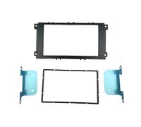 Rynplex 2 Din Car Radio Fascia, for Ford, for Focus, II, for Mondeo, Kuga S-Max C-Max Galaxy II Stereo Dash Kit Fit Installation Trim Facia Frame Car Audio Fascia Frame(Black,178X102 mm)