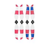 Rynplex 2 Pairs 7238F Props Drone Propeller Foldable Quick Release Propellers Blades Accessories, for DJI, for Mavic Air 2S Drone Propellers(Red set)