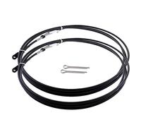 Rynplex 2 Pcs Boat Throttle Shift Remote Control Box Cable, for YAMAHA, Marine Outboard 18 FT Accessories Boat Dc Electric Cable System