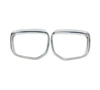 Rynplex 2PCS ABS Chromed Car Styling Rearview Mirror Eyebrow Shield Cover Trim, for Mitsubishi, for Eclipse Cross 2018 2019 Mirror Rain Guard