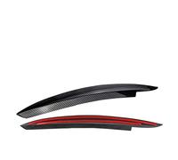 Rynplex 2Pcs Car Rear Window Side Spoiler Wing Canard Canards Splitter Front Headlight Eyelid Trims, for Golf 6 MK6 GTI/GTR/GTD 2008-2013 Rear Window Spoiler(Carbon Look)