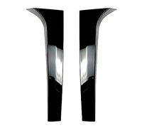 Rynplex 2PCS Car Rear Window Spoiler Side Wing Cover Trim ABS Bright Black, for GLK-Class X204 GLK 200 260 300 2009-2015 Rear Window Spoiler
