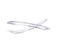 Rynplex 2pcs, for Accord, Sedan 2018 2019, ABS Chrome Rear Fog Light Tail Lamp Cover Trim Fog Light Cover