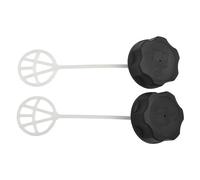 Rynplex 2pcs Oil Tank Cap Hedge Trimmer Brush Cutter Lawn Mower Parts 43cc 49cc 52cc 55cc, for GX22 GX25 GX31 GX35 Engine Fuel Tank Cap For Lawn Mower