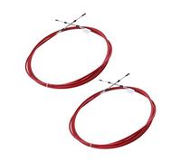 Rynplex 2pcs Red Throttle Shift Remote Control Box Cable, for YAMAHA, Outboard 20 FT Boat Dc Electric Cable System
