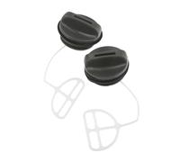 Rynplex 2Pcs/set Black Gas Fuel Tank & Oil Cap, for Husqvarna, 340 345 350 362 365 371 372 372XP Chainsaw Fuel Tank Cap For Lawn Mower