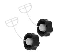 Rynplex 2pcs Universal Fuel Tank Cap 43cc 52cc Etc Strimmer Hedge Trimmer Bike ATV Auto Oil Filler Car Accessories Fuel Tank Cap For Lawn Mower