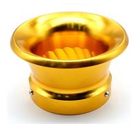 Rynplex 3/3.5/4 Inch Carburetor Air Filter Cup The Wind Horn Carburetor Performance Air Filter Wind Cup Horn Filter 76mm 100mm Car Cabin Air Filter(Gold 89mm)