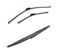 Rynplex 3Pcs 26in 16in 14in Front Rear Windscreen Wiper Blades Set, for Peugeot, for 206 Hatchback 2006 2005 2004 2003 2002 2001 Car Front Windshield Wiper Blade