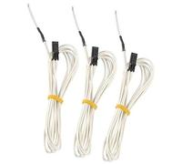Rynplex 3PCS NTC 3950 100K Thermistfor with 1 Meter Wiring ffor EinsyRambo Mainboard Prusa i3 MK2S/MK3 3D Printer Heatbed, for Hot End 3D Printer Thermistor