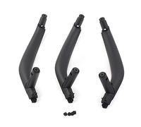 Rynplex 3PCS/Set RHD Black Car ABS Inner Interior Door Pull Handle Trim Cover, for BMW, for X5 X6 F15 F16 2014 2015 2016 2017 2018 Car Interior Door Handle